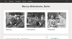 Desktop Screenshot of birkenkrahe.com
